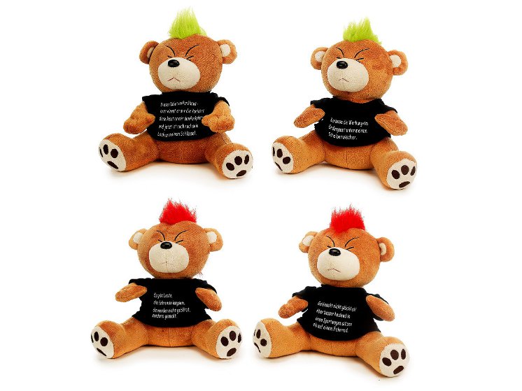 32668-0 Plüsch Bär Sprüche Auto