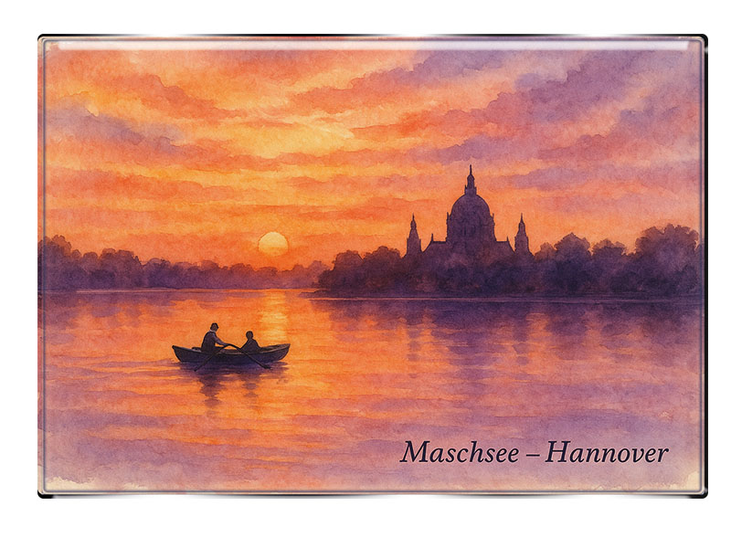 Souvenir Foto Magnet Hannover 8x5,5cm