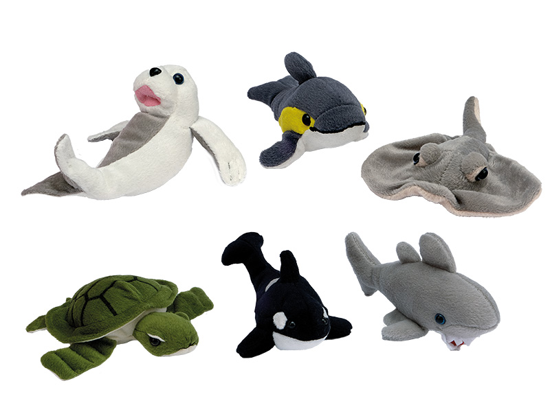 30168 Plüsch Seetiere m. Beanies