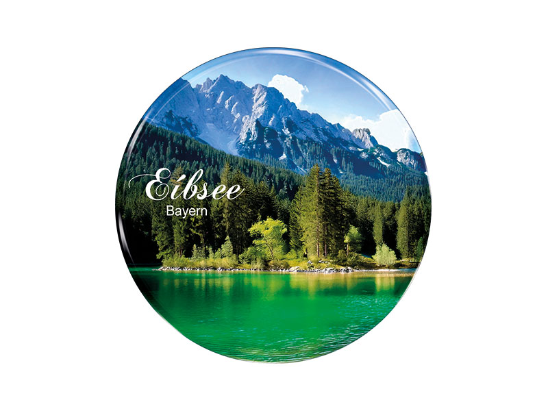 Souvenir Photo magnet Eibsee Ø 3,5cm