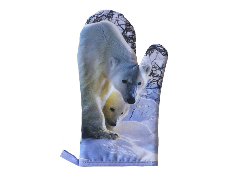 60481 Ofenhandschuh Eisbär-Design