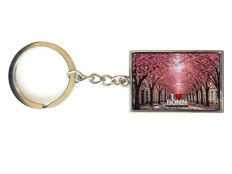 Souvenir Schlüsselanhänger Bonn aus Metall 10x3cm
