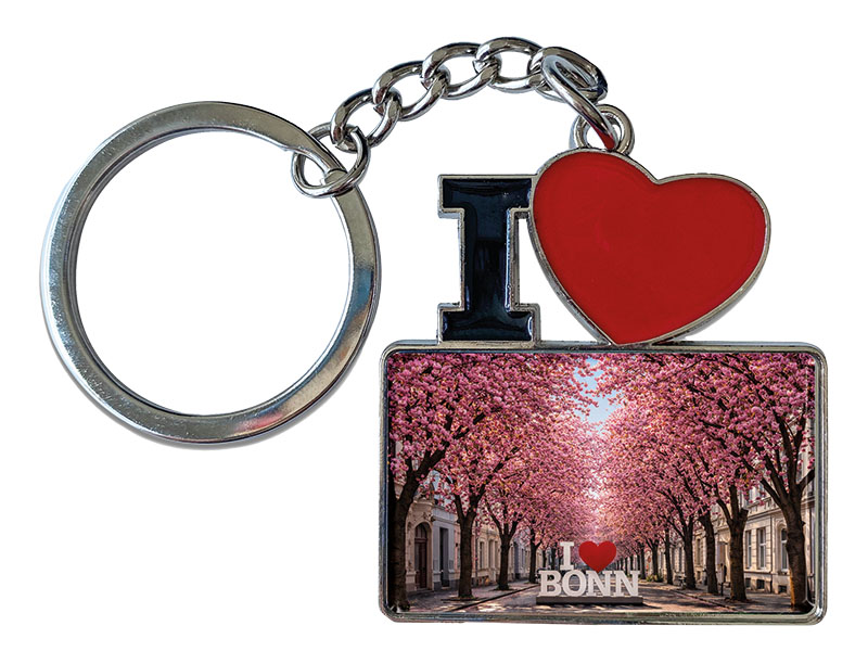 Souvenir Schlüsselanhänger Bayreuth aus Metall 11x4cm