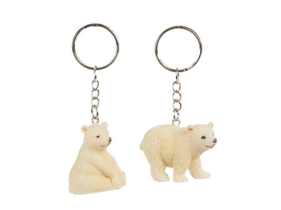 Poly Eisbär mit Schlüsselanhänger