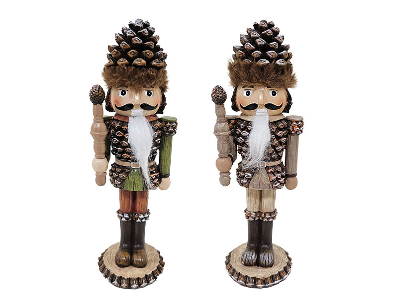 Deko-Nussknacker aus Poly, 7,5x6x20,5cm    Deko-Nussknacker aus Poly, 7,5x6x20,5cm