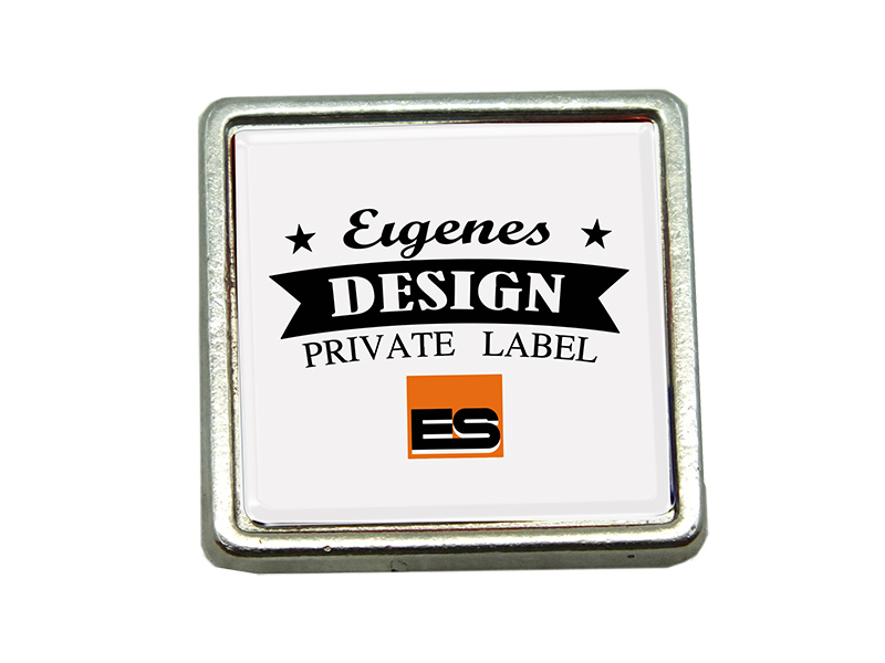 16774 Metall Pin Quadrat eigenes Design