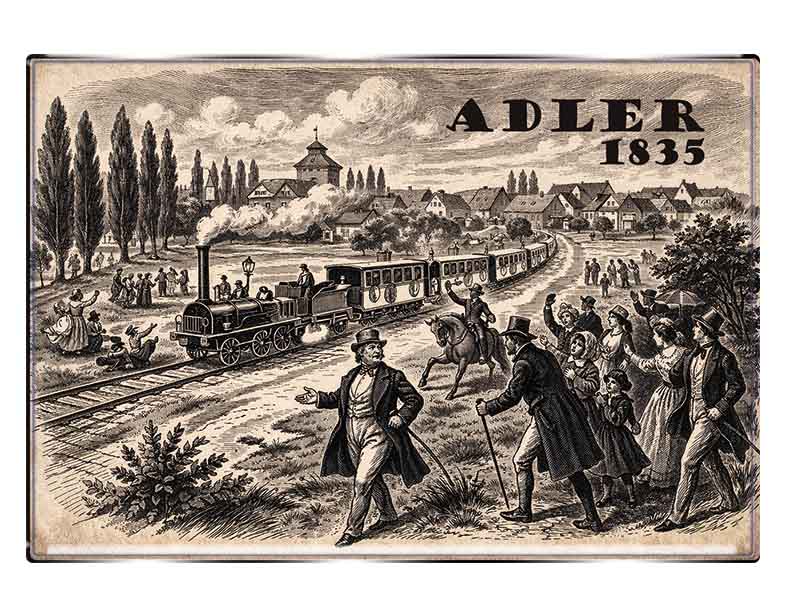 Souvenir Foto Magnet Adler 8x5,5cm