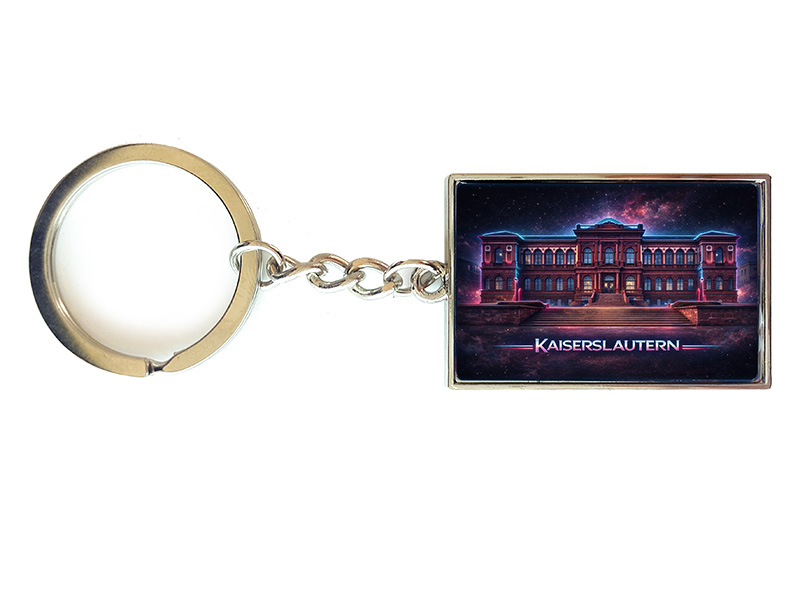 Souvenir Schlüsselanhänger Kaiserslautern aus Metall 10x3cm