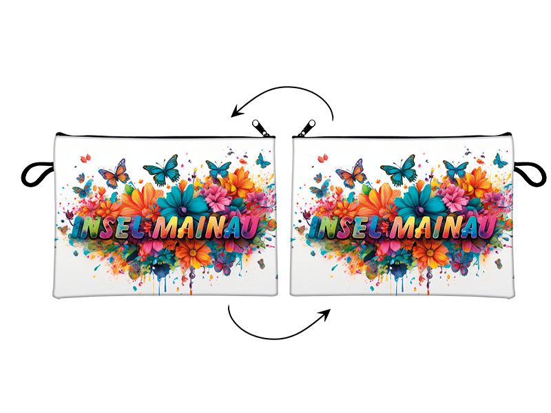 Souvenir Täschchen aus Kunstleder Mainau 21x15cm Souvenir Täschchen aus Kunstleder Mainau 21x15cm