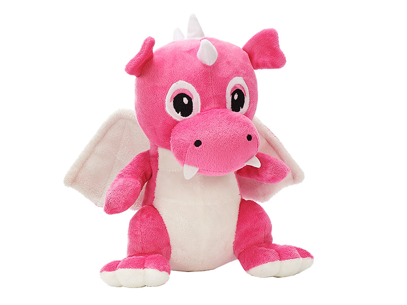 33254 Plüsch Drache rosa