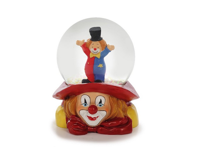 17371 Poly Glitzerkugel Clown