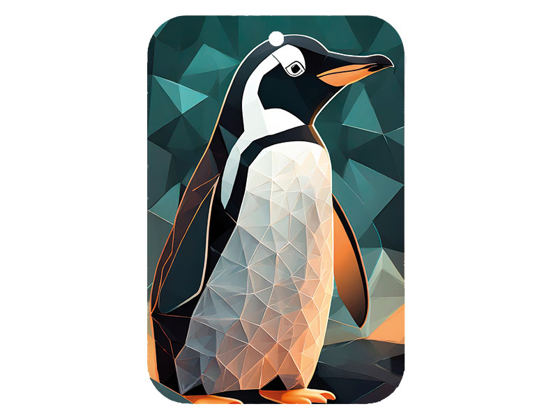 Lufterfrischer Pinguin, 3 Düfte sort., 10x6,5cm    Lufterfrischer Pinguin, 3 Düfte sort., 10x6,5cm