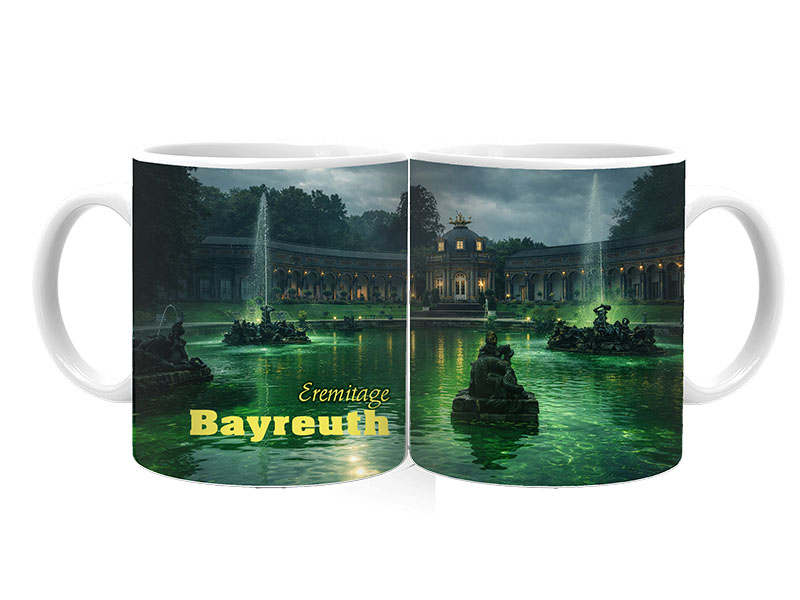 Souvenir ceramic mug  Bayreuth Ø8x9,5cm