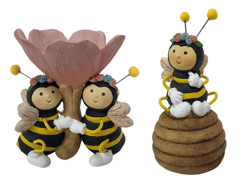 Biene aus Poly 15,5x9x12cm    Biene aus Poly 15,5x9x12cm