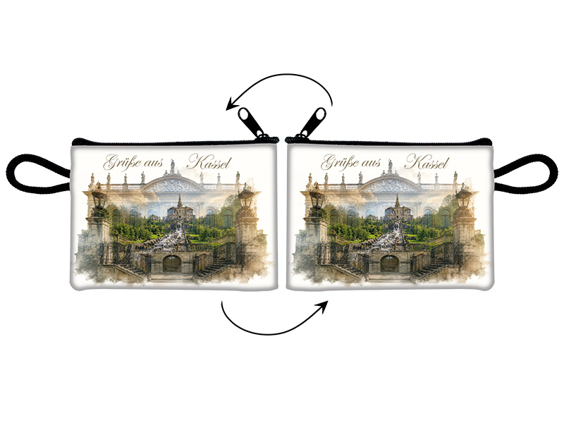 Souvenir Täschchen Kassel aus Kunstleder 11x8cm