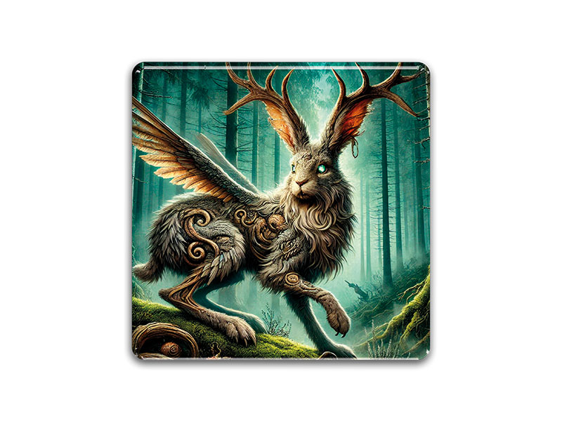 Souvenir Foto Magnet BayerischerWald 3,5x3,5cm