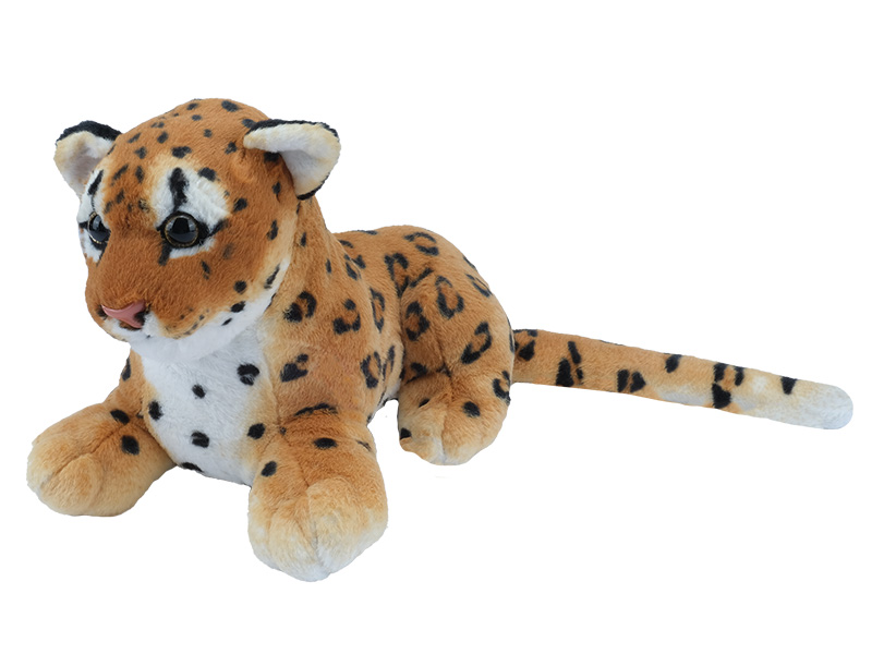Leopard aus Plüsch, 35x19x22cm    Leopard aus Plüsch, 35x19x22cm