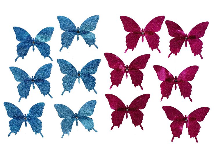 15055 Schmetterling mit Clip