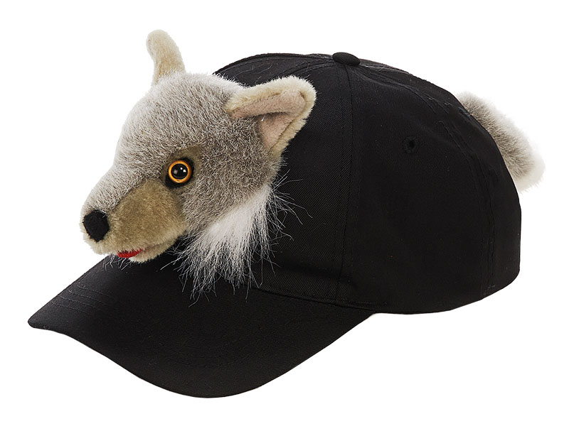 32404 Baseball Cap schwarz Wolf