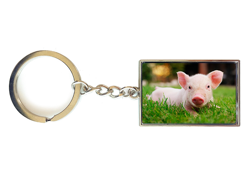 19034 Metall Schlüsselanhänger Ferkel