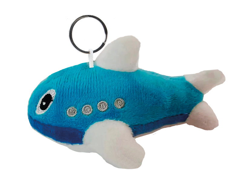 30953 Plüsch Flugzeug Schlüsselanhänger