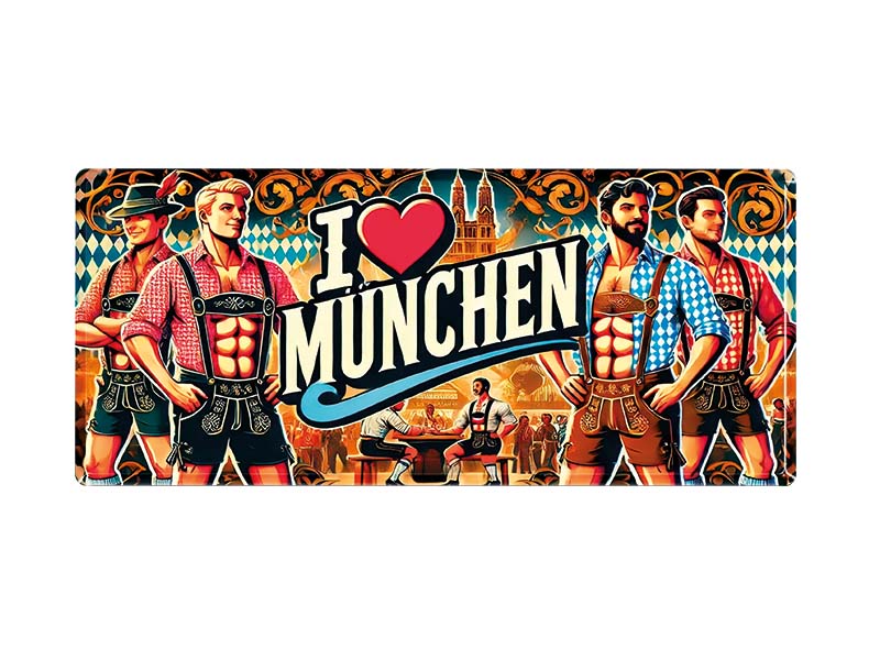 Souvenir Foto Magnet München 11x4cm Souvenir Foto Magnet München 11x4cm