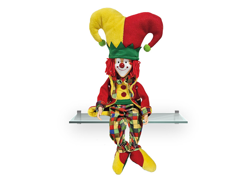 Clown aus Poly 16x7x43cm   
