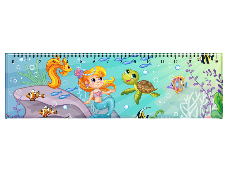 19011 Foto Magnet Lineal Meerjungfrau