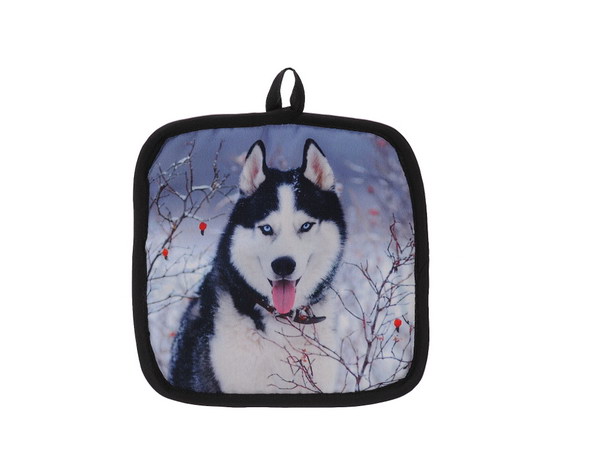 60338 Topflappen Husky Design
