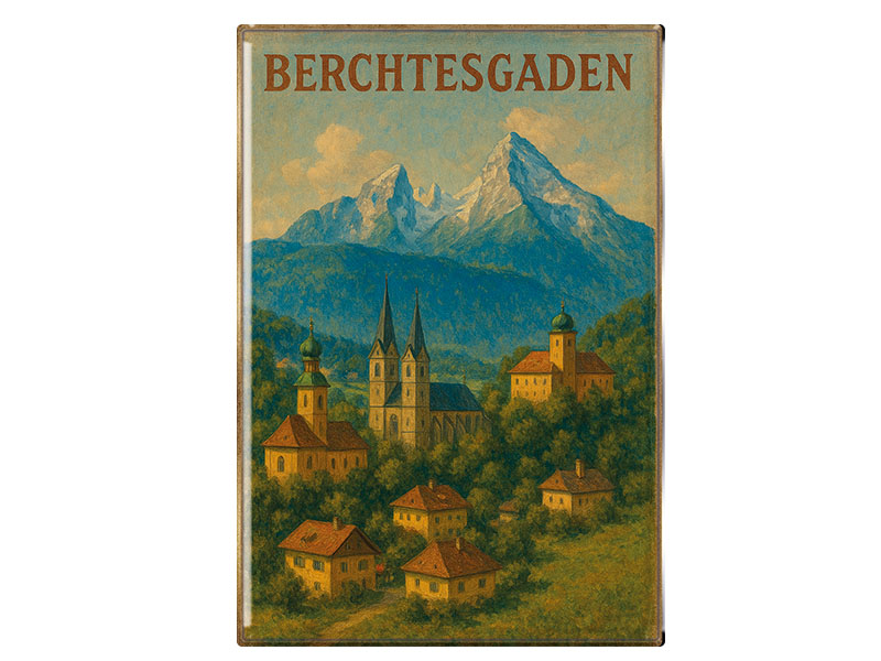 Souvenir Foto Magnet Berchtesgaden 9,5x6,5cm