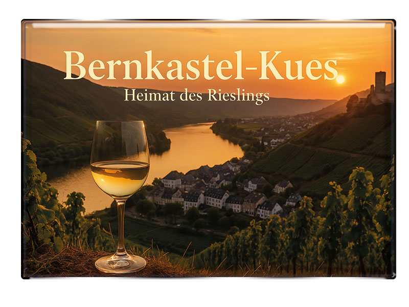 Souvenir Foto Magnet Bernkastel-Kues 8x5,5cm