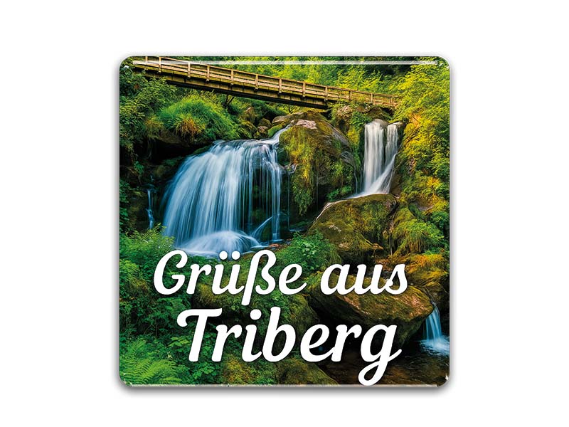 Souvenir Foto Magnet Triberg 3,5x3,5cm Souvenir Foto Magnet Triberg 3,5x3,5cm