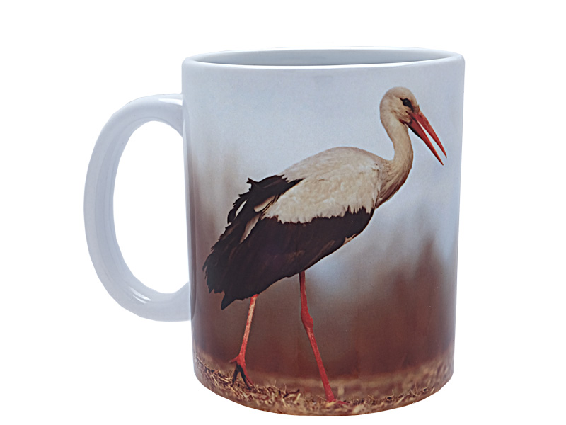 16831-0 Foto Keramik Tasse Storch