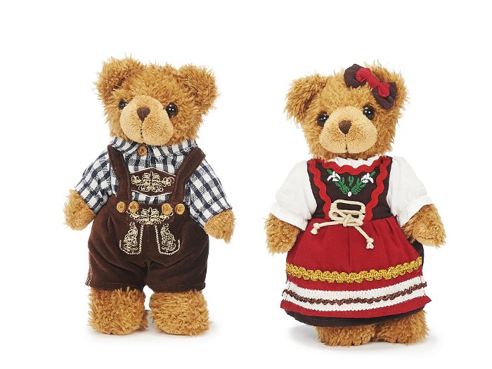 32516 Plüschbär Landhausstil