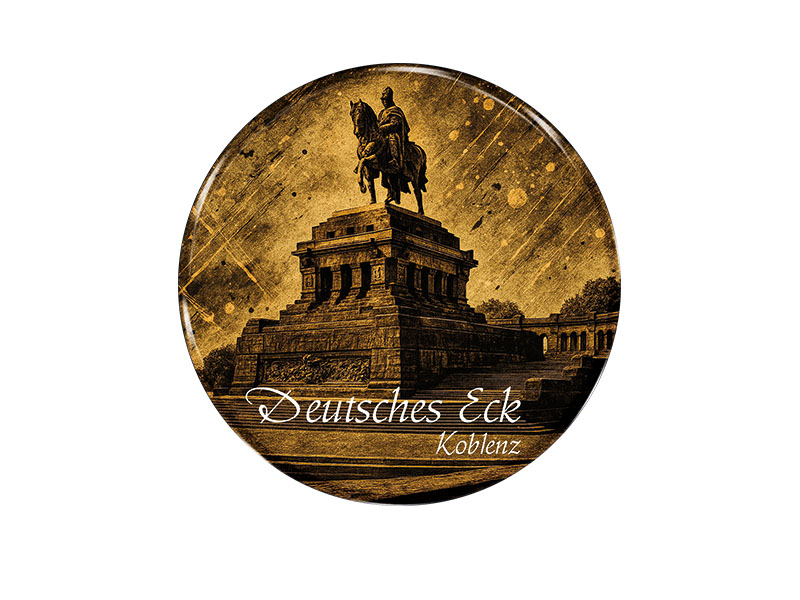 Souvenir Foto Magnet rund Koblenz Ø3.5 cm
