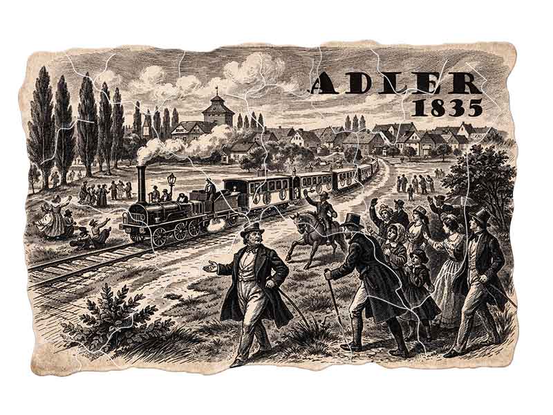 Souvenir Foto Magnet Adler aus Kunststoff 8x5cm