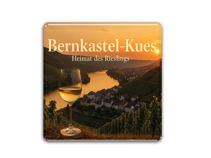 Souvenir Foto Magnet Bernkastel-Kues 3,5x3,5cm