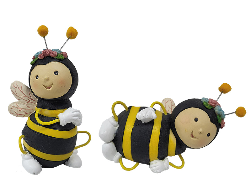Biene aus Poly, 8,5x6,5x14,5cm   