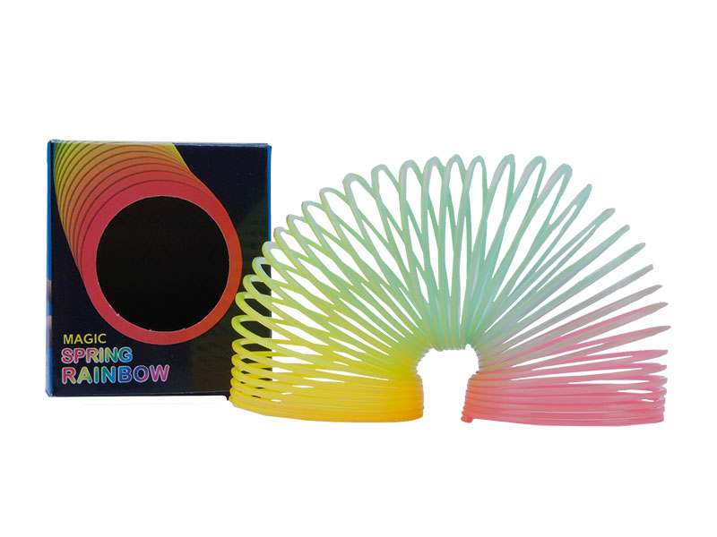 Regenbogenspirale aus Kunststoff Ø4,5cm    Regenbogenspirale aus Kunststoff Ø4,5cm