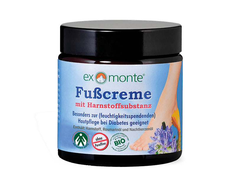 Fußcreme im Glasdöschen, 100ml   
