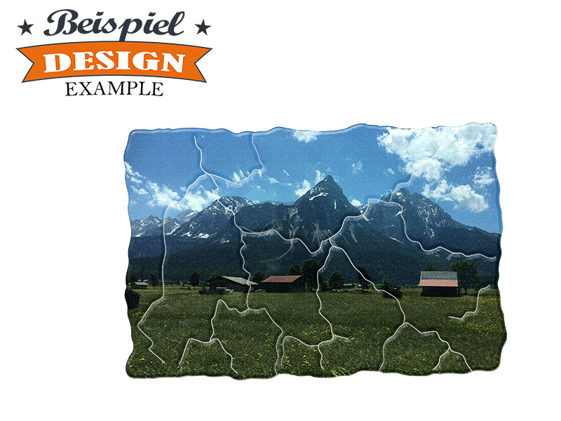 16803-2 Foto Kunststoff Magnet Mosaik eigenes Design