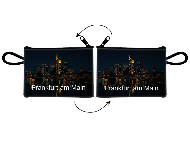 Souvenir Täschchen aus Kunstleder Frankfurt 11x8cm Souvenir Täschchen aus Kunstleder Frankfurt 11x8cm