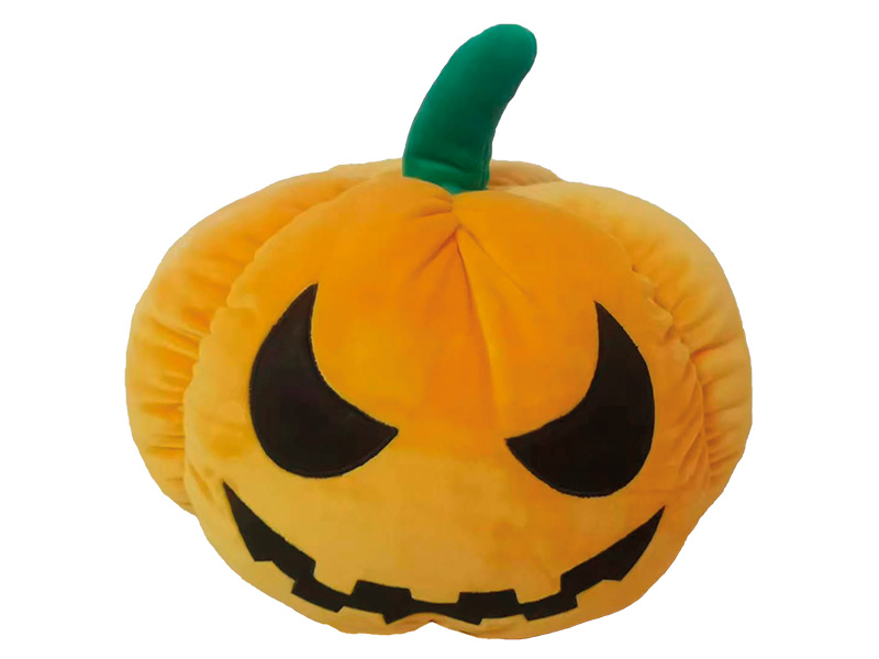 Plush pumpkin with face 30cm
