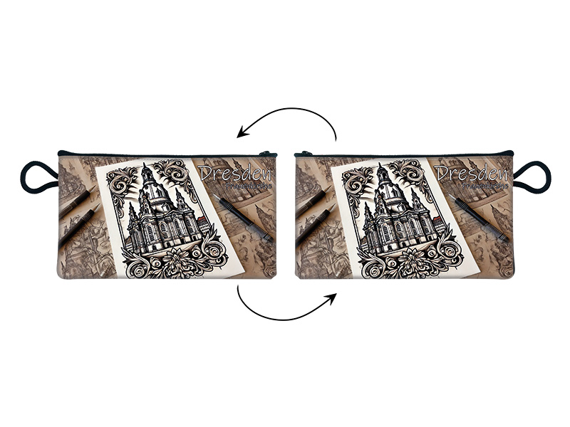 Souvenir Täschchen aus Kunstleder Dresden 18x9cm Souvenir Täschchen aus Kunstleder Dresden 18x9cm
