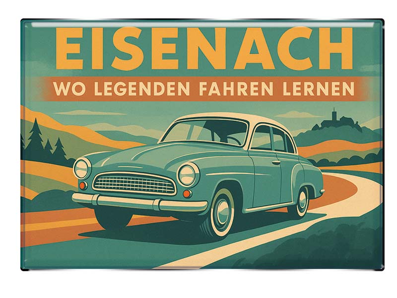 Souvenir Foto Magnet Eisenach 8x5,5cm