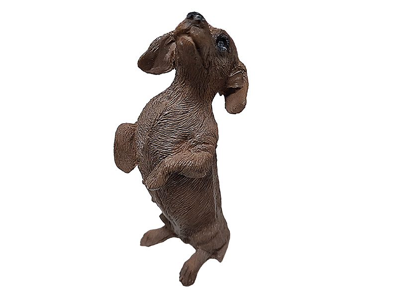 Dackel aus Poly, 5x5x15cm    Dackel aus Poly, 5x5x15cm