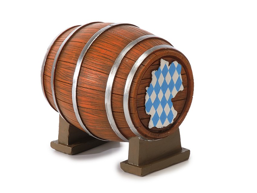 17406-0 Poly Bierfass Bayerndesign, Wappen