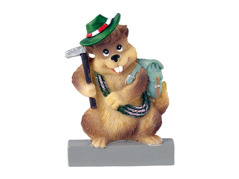 Magnet Murmel Bergsteiger aus Poly 5x1x7cm    Magnet Murmel Bergsteiger aus Poly 5x1x7cm