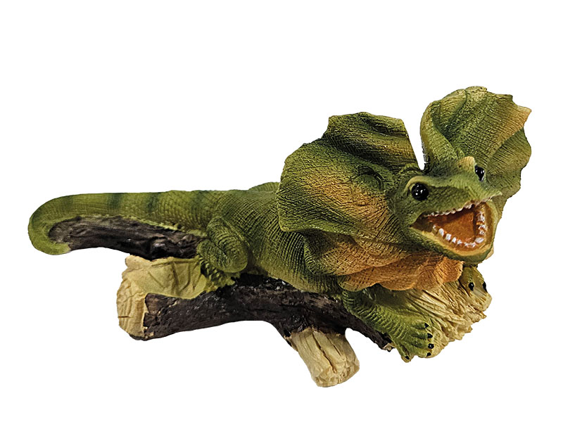 Kragenechse aus Poly 15x5x8,5cm   