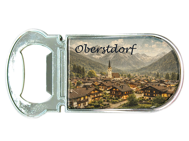 Souvenir Foto Metall Kapselheber mit Magnet 3x7cm